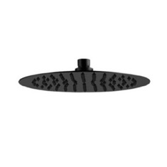 Ultra Thin 12 inch Matte Black Rain Shower Head